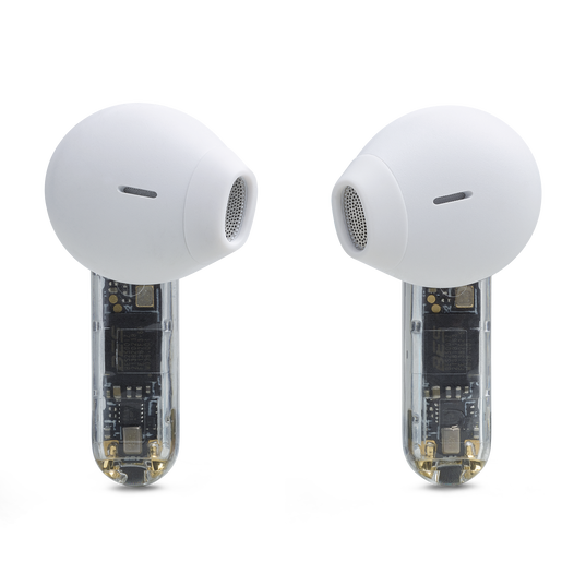 JBL Tune Flex Ghost Edition - White Ghost - True wireless Noise Cancelling earbuds - Back